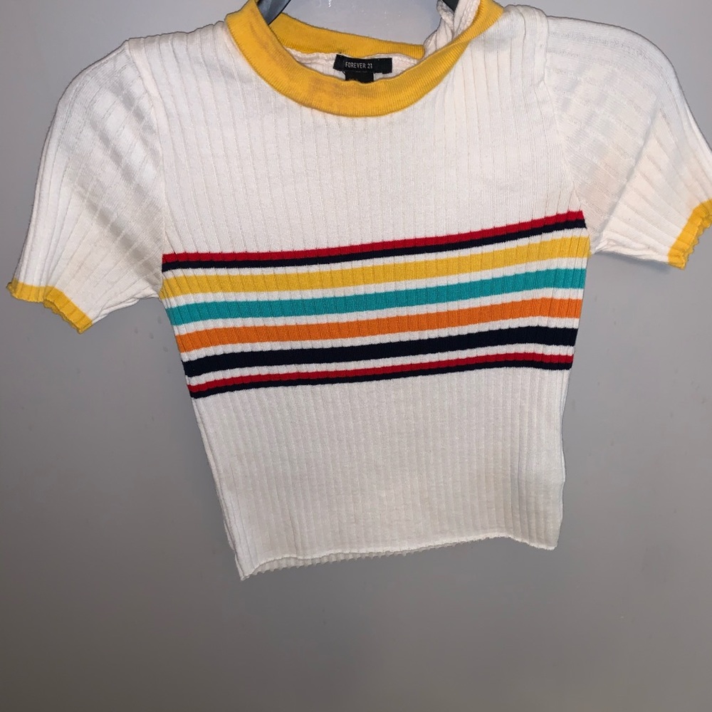 Ribbed tee